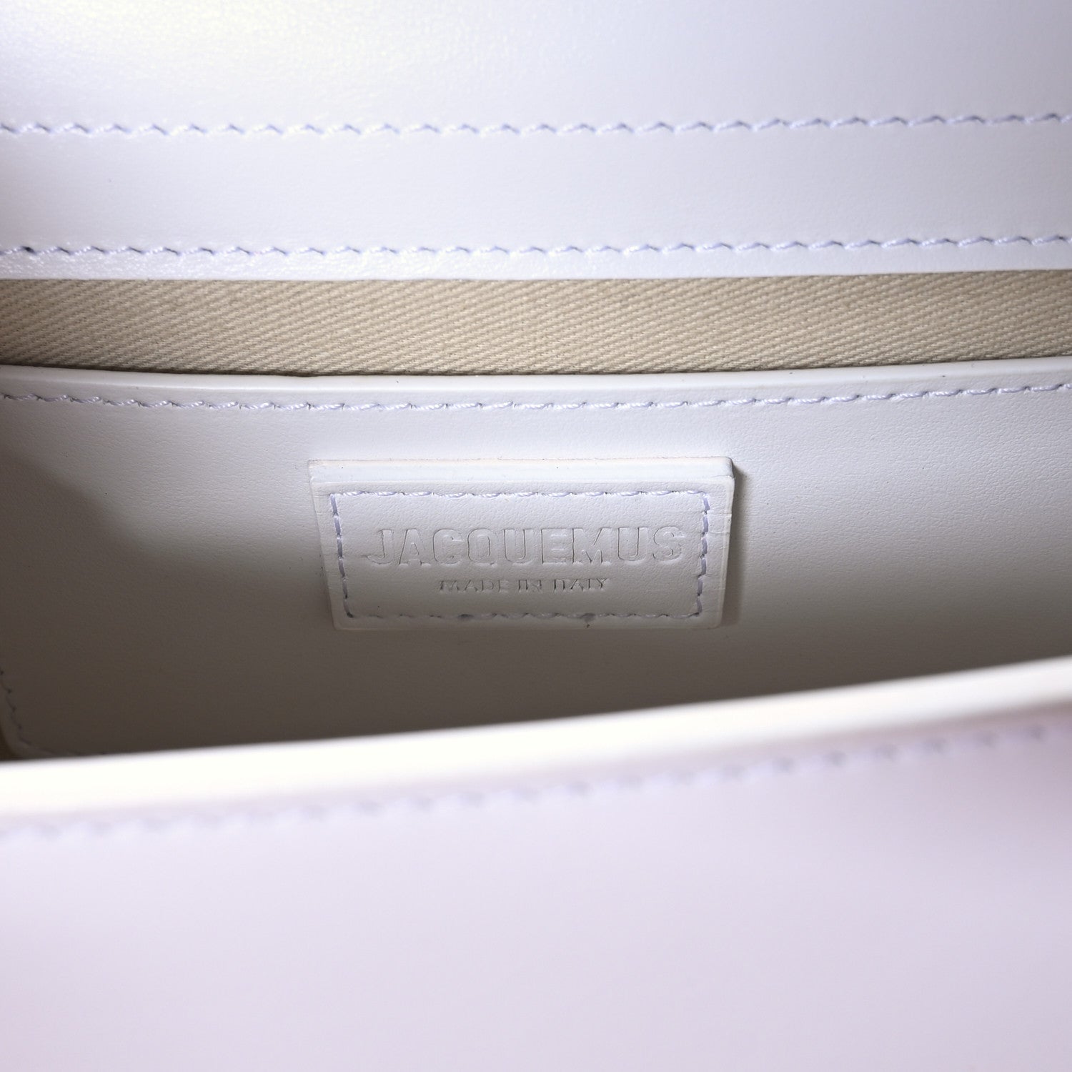 Jacquemus Smooth Calfskin Le Grand Bambino White 6 of 12