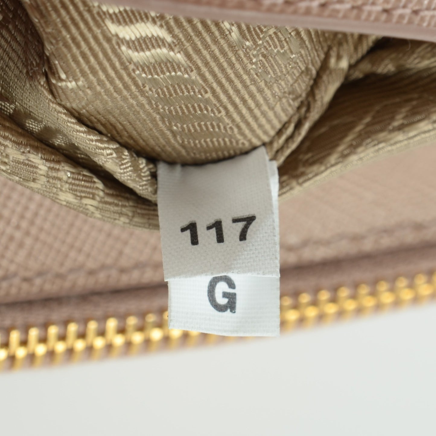 Saffiano Micro Galleria Double Zip Tote Cammeo