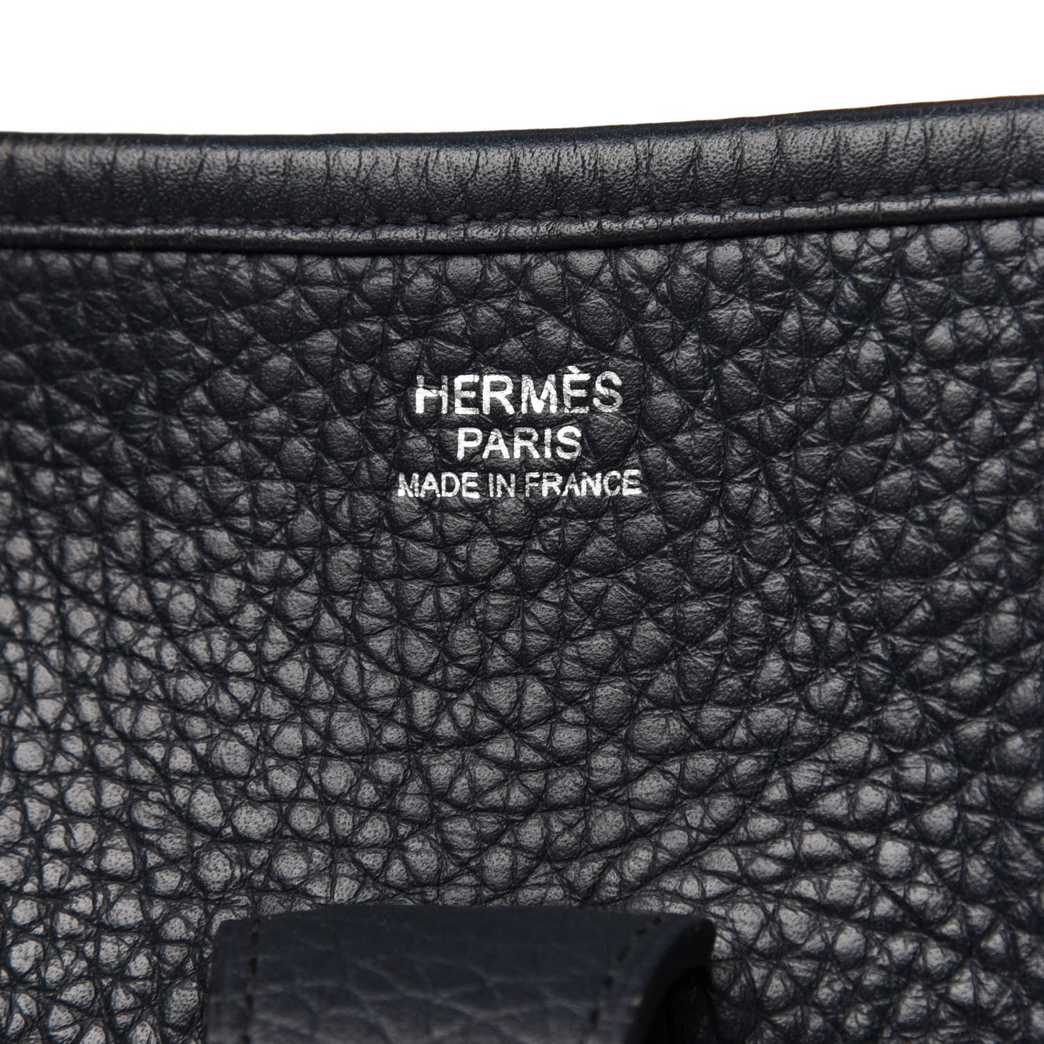 Hermes Taurillon Clemence Evelyne III PM Black 9 of 9