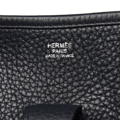 Hermes Taurillon Clemence Evelyne III PM Black 9 of 9