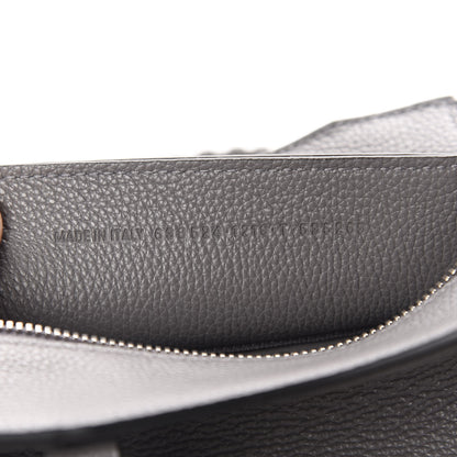 Balenciaga Grained Calfskin Neo Classic Silver Hardware Mini City Dark Grey 9 of 10
