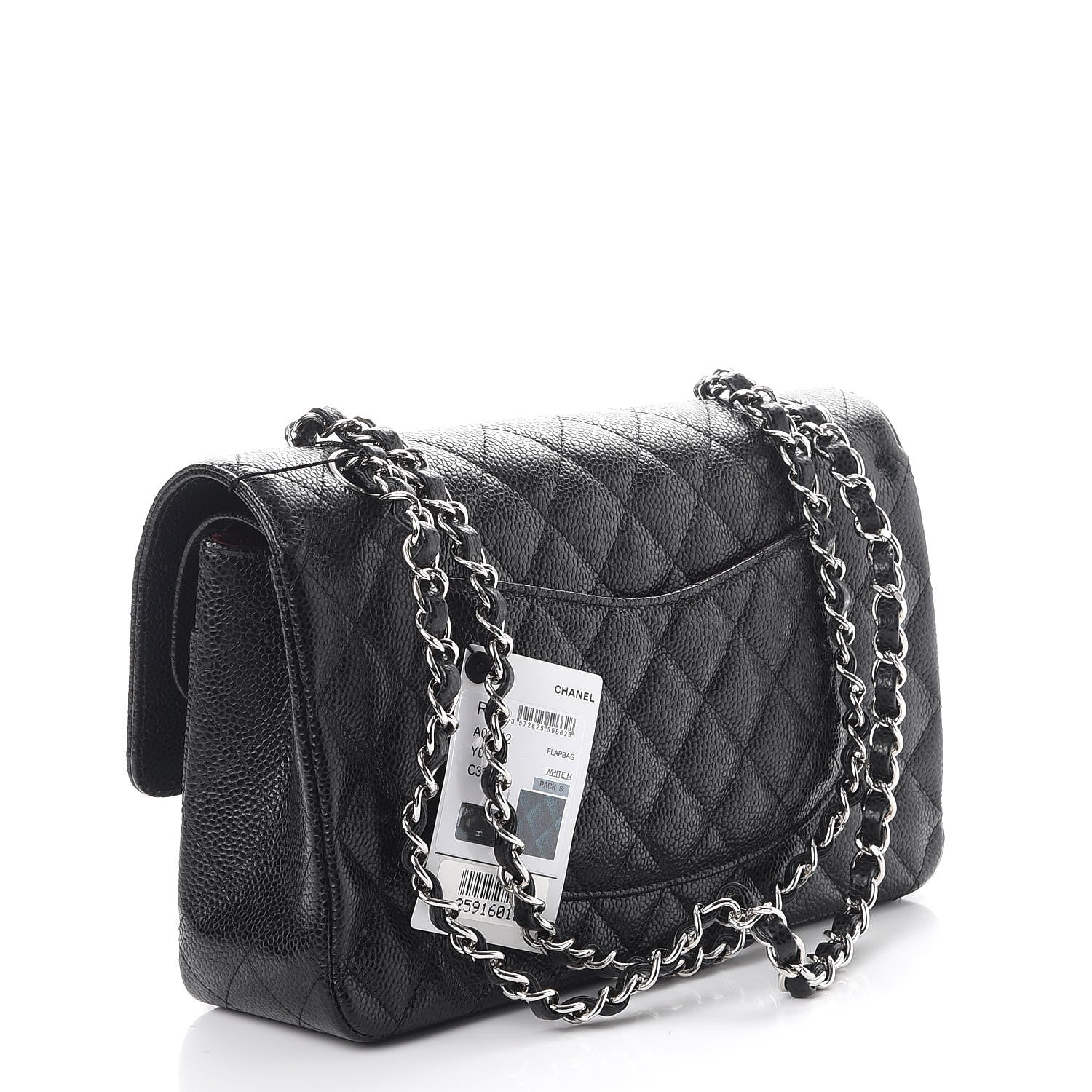 Chanel Caviar Quilted Medium Double Flap Black 4 of 9