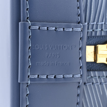 Louis Vuitton Epi Alma BB Denim Blue 6 of 9