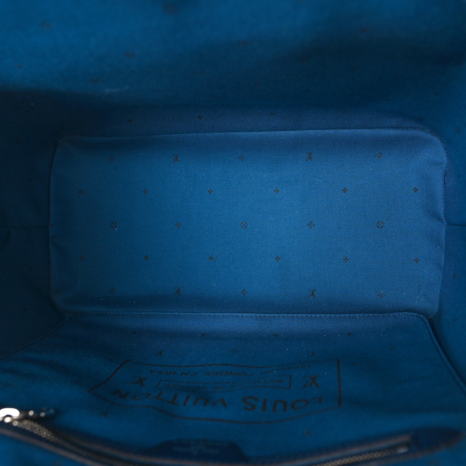 Louis Vuitton Monogram Escale Neverfull MM Blue 5 of 9