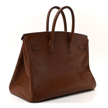 Hermes Ardennes Birkin 35 Noisette 3 of 9