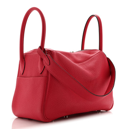 Hermes Taurillon Clemence Lindy 26 Rose Extreme 3 of 10