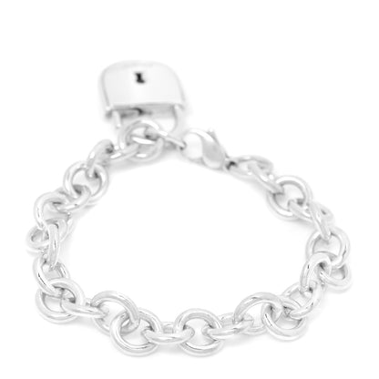 Tiffany Sterling Silver Lock Charm Bracelet 3 of 5