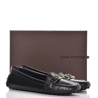 Louis Vuitton Calfskin Monte Carlo Moccasin Loafers 38.5 Black 9 of 9