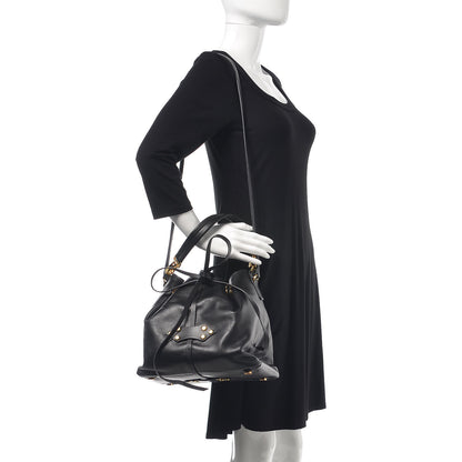 Miu Miu Nappa Bucket Bag Black 2 of 7