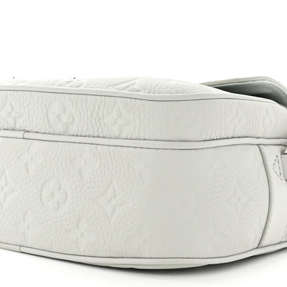 Louis Vuitton Taurillon Monogram S Lock Messenger Mineral Gray 9 of 9