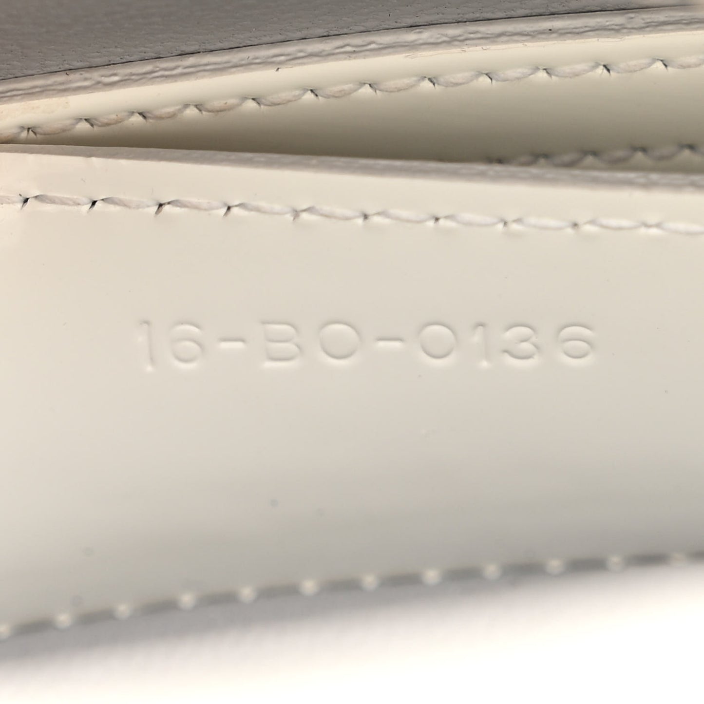Patent Micro-Cannage Medium Lady Dior White
