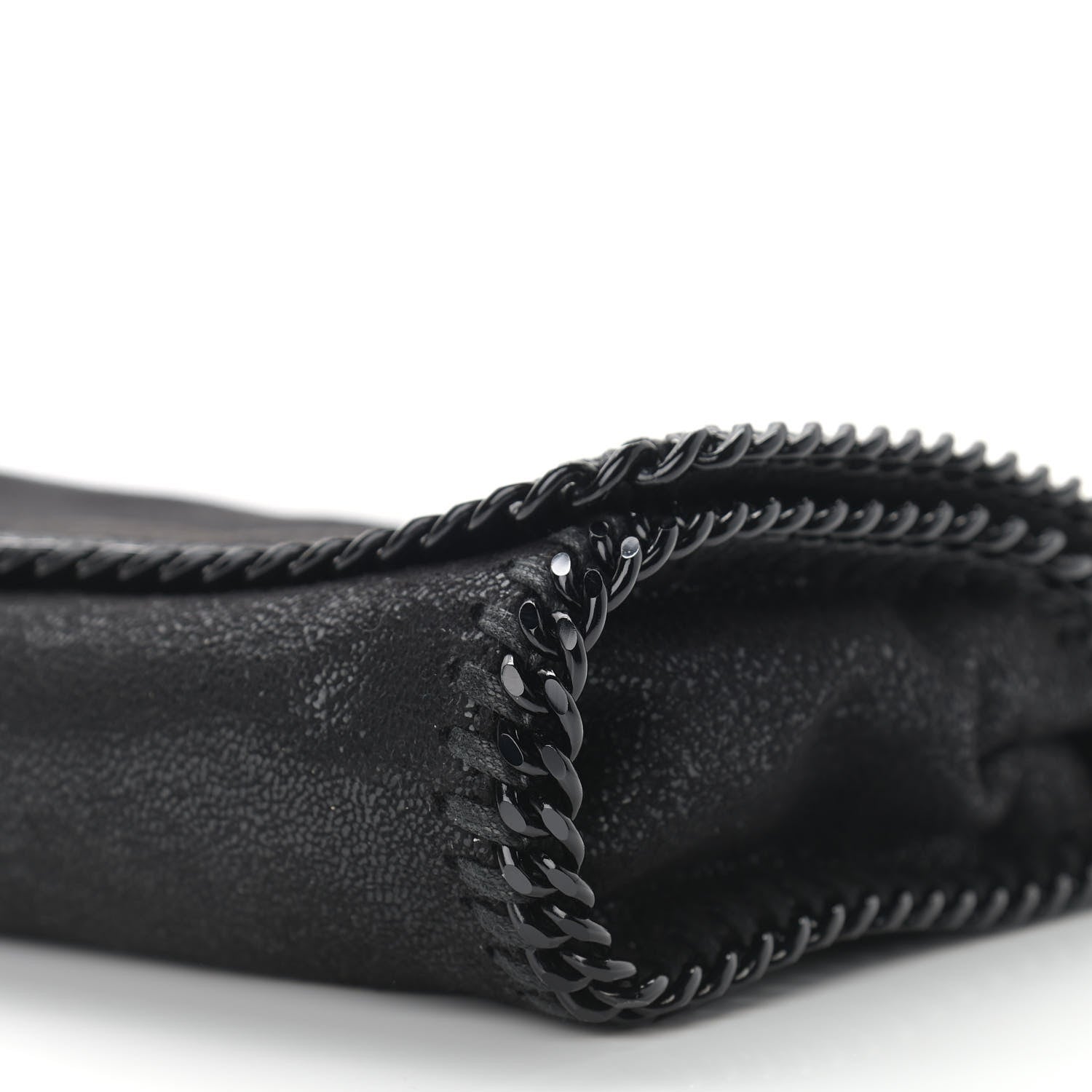 Stella McCartney Shaggy Deer Falabella Crossbody Clutch Black 6 of 11