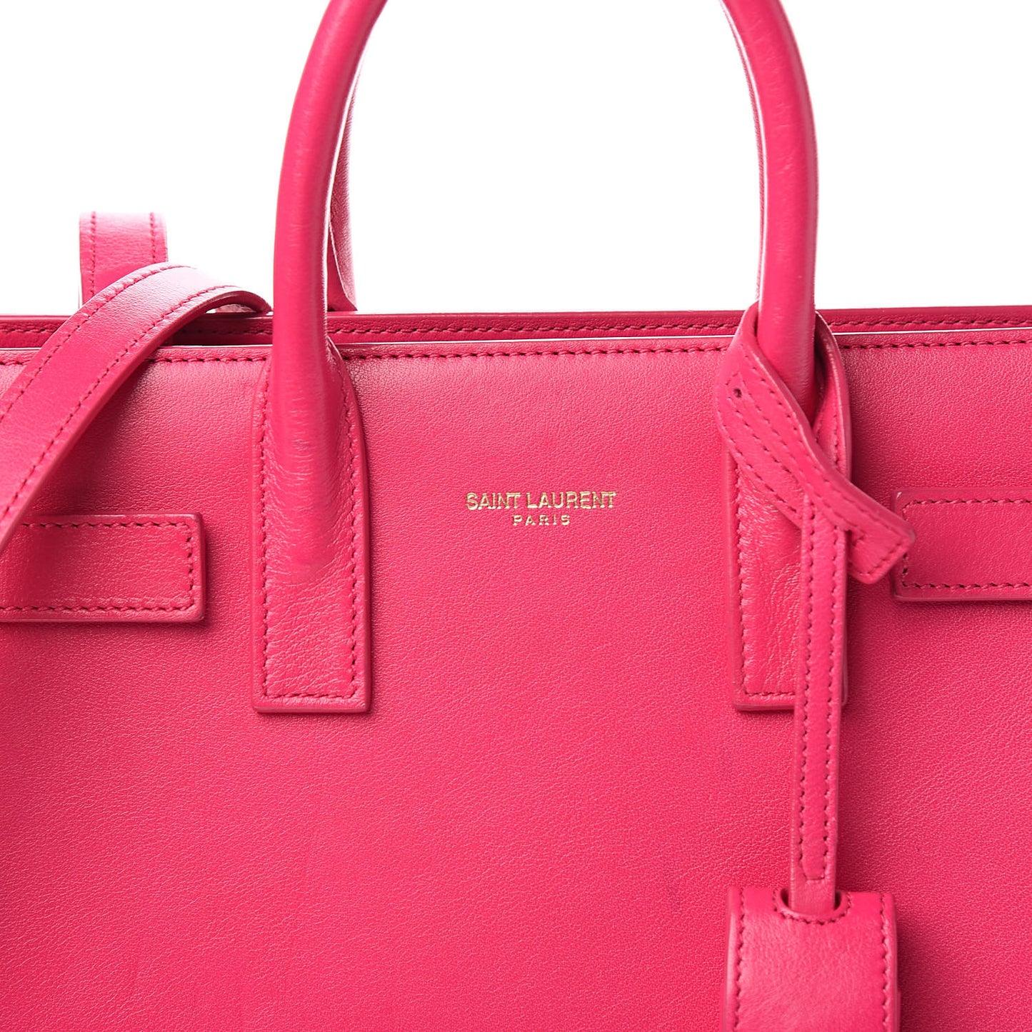 Calfskin Nano Sac De Jour Lipstick Fuchsia