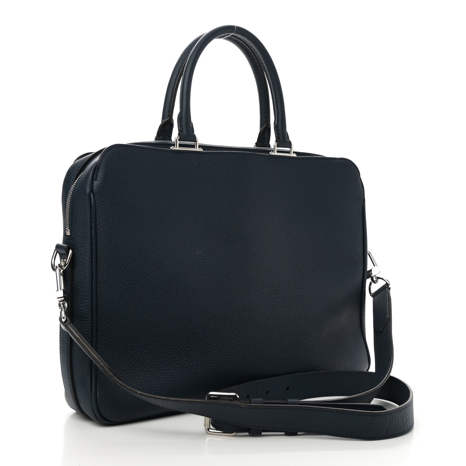 Louis Vuitton Taurillon Armand Briefcase Blue 3 of 9