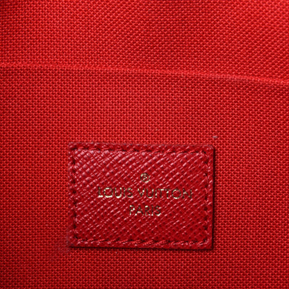 Louis Vuitton Damier Ebene Pochette Felicie Chain Wallet 6 of 12