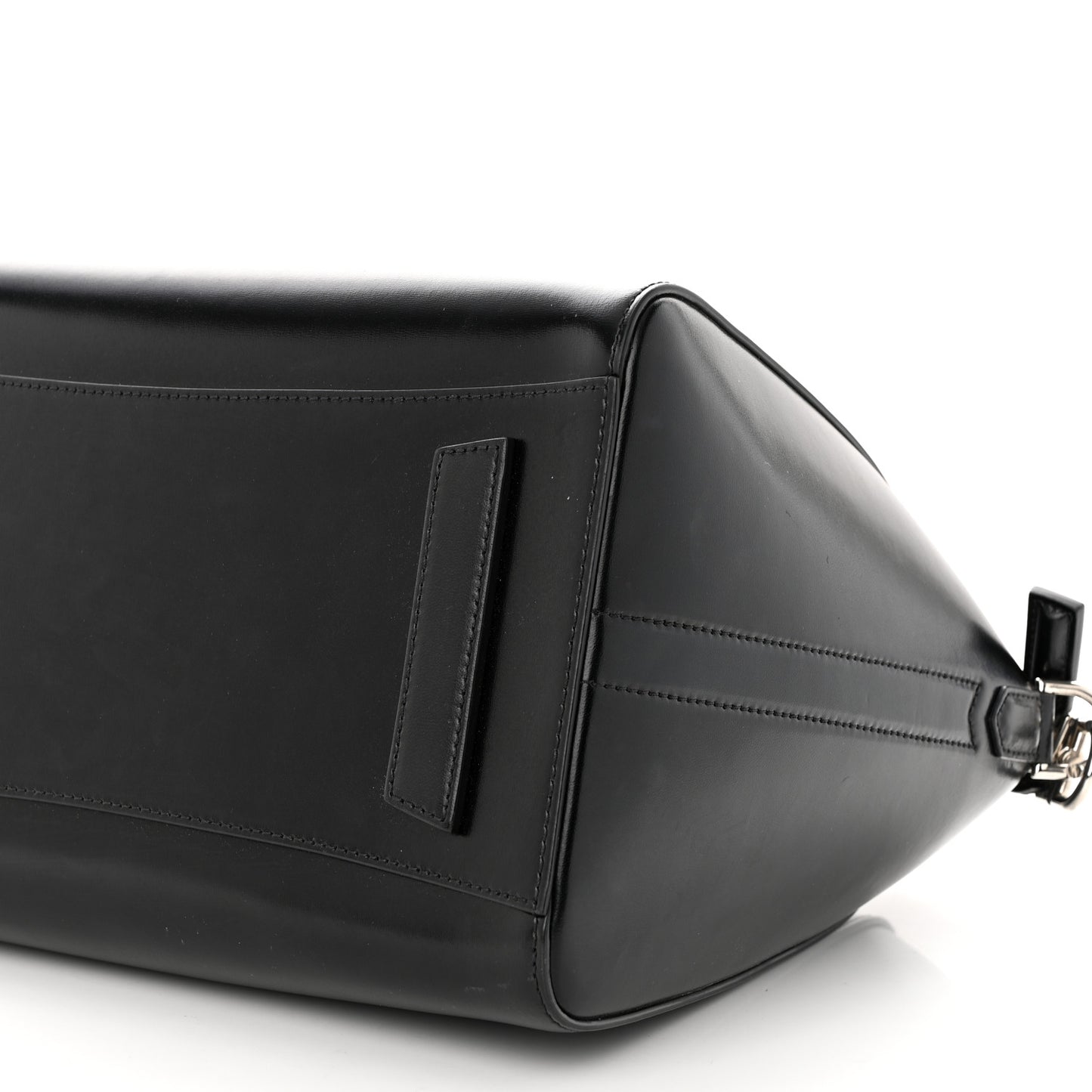 Shiny Lord Calfskin Medium Antigona Black