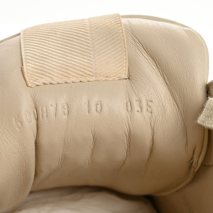 Gucci Calfskin Interlocking G Logo Mens Rhyton Sneakers 10 Ivory 9 of 13