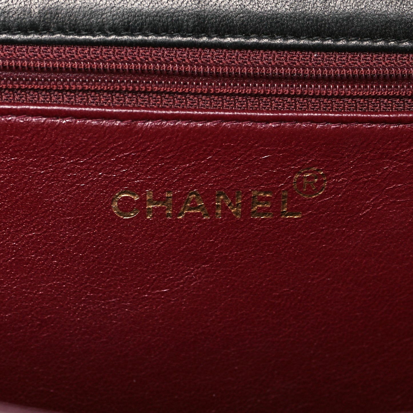 Lambskin Quilted Small Single Flap Black