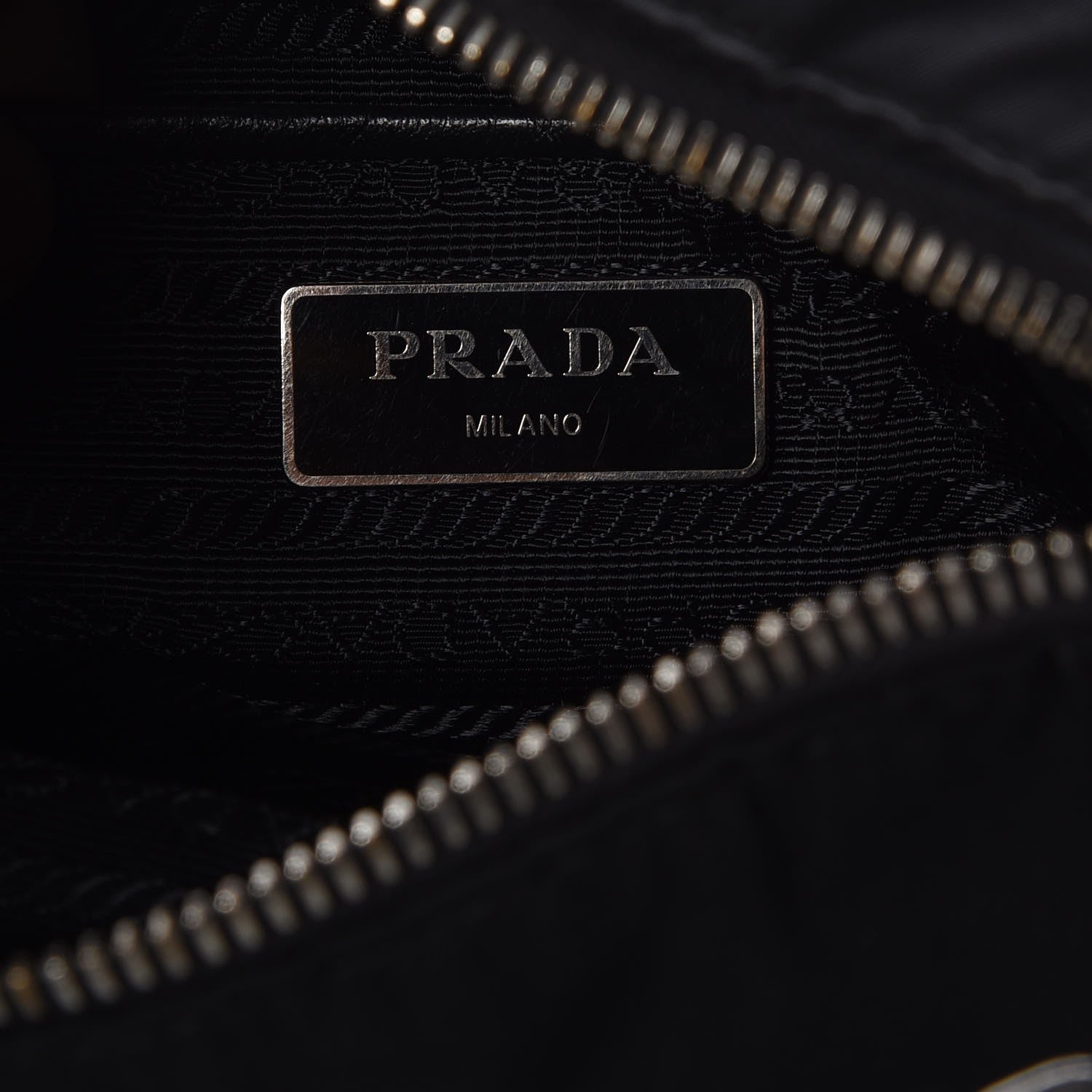 Prada Nylon Saffiano Flat Messenger Bag Black 6 of 13