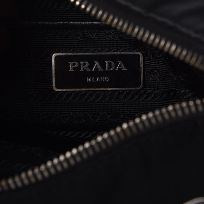 Prada Nylon Saffiano Flat Messenger Bag Black 6 of 13