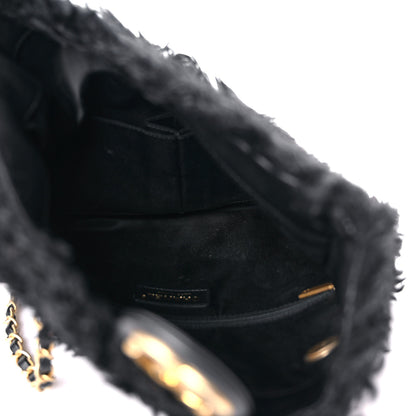 Chanel Fantasy Fur CC Clutch Bag Black 5 of 13