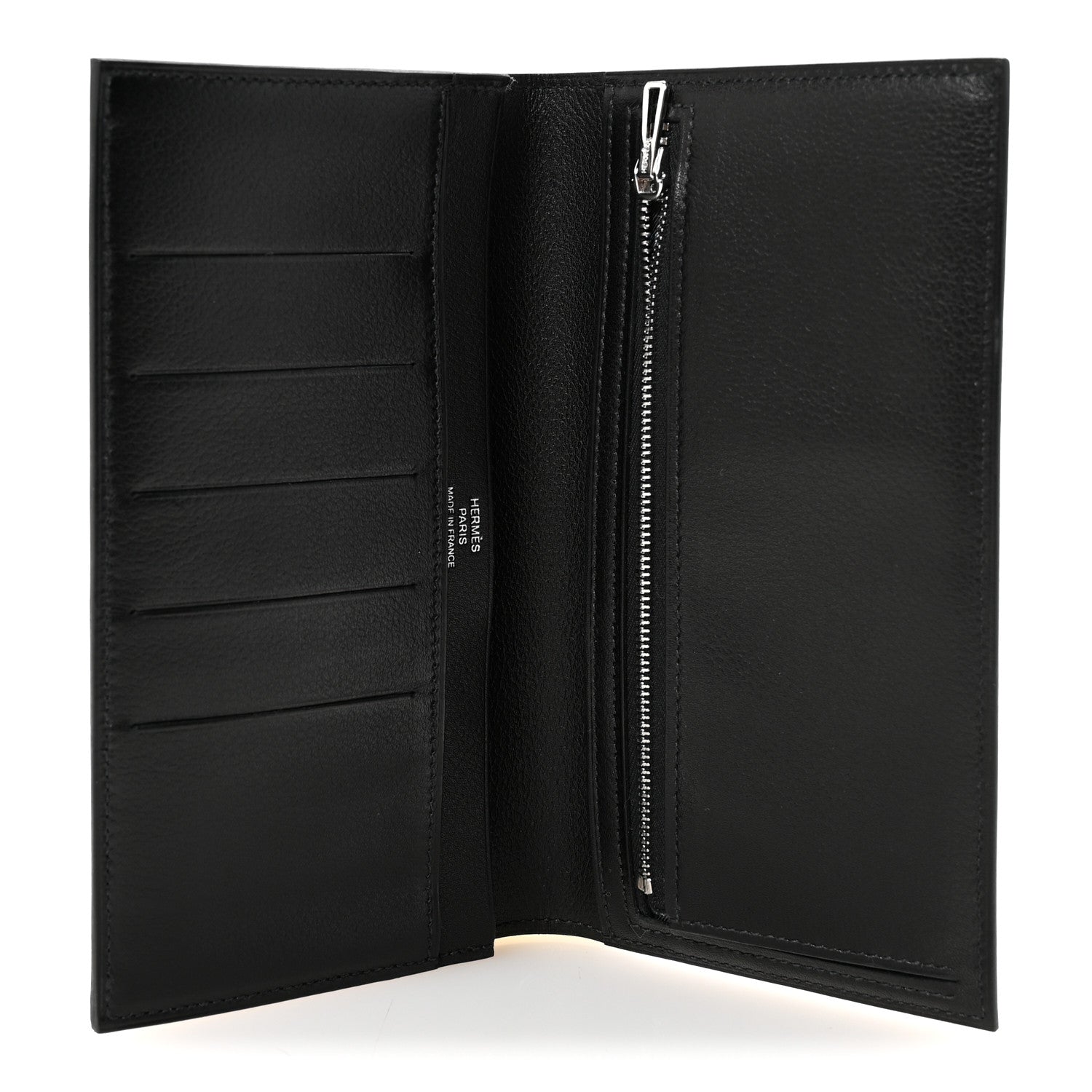 Hermes Evergrain Citizen Twill Long Wallet Black 5 of 7