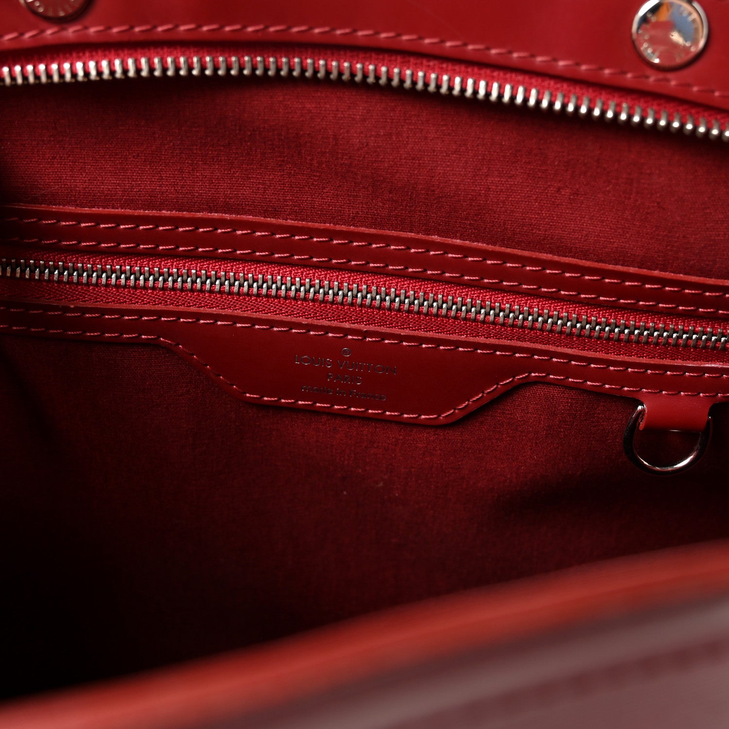 Louis Vuitton Epi Brea MM Rubis 6 of 9