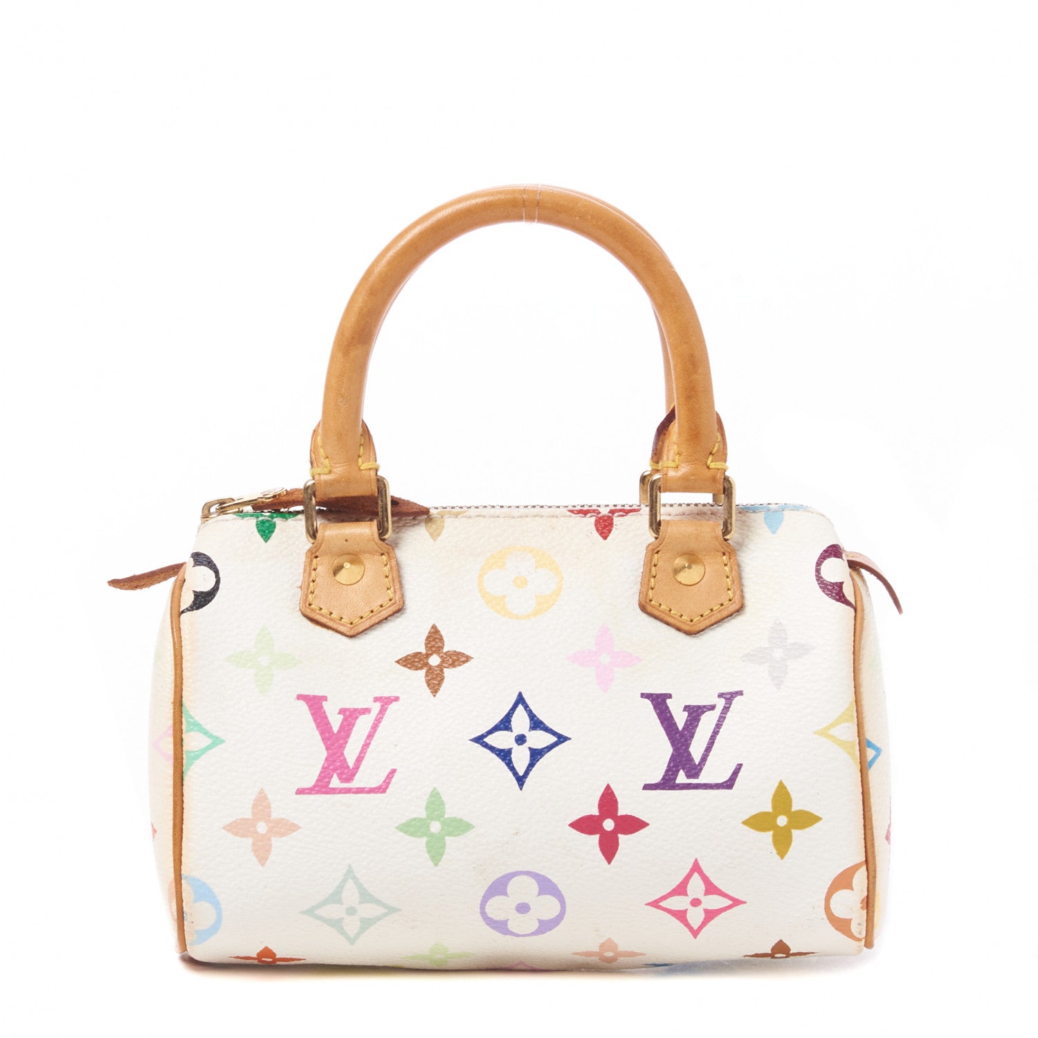 Louis Vuitton Monogram Multicolor Mini Sac HL Speedy White 1 of 8