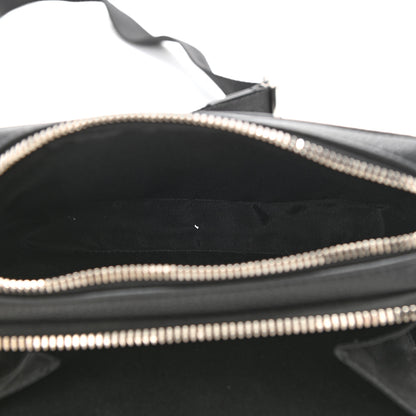 Christian Dior X SHAWN STUSSY Grained Calfskin Double Zip Crossbody Pouch Black 5 of 10