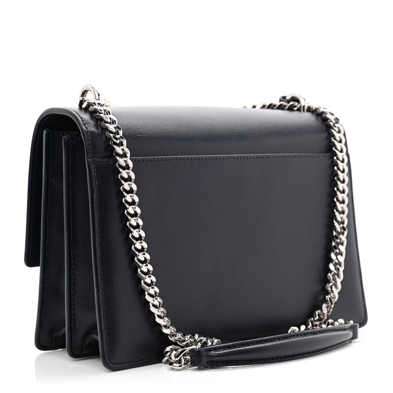 Saint Laurent Calfskin Medium Monogram Sunset Navy 2 of 10