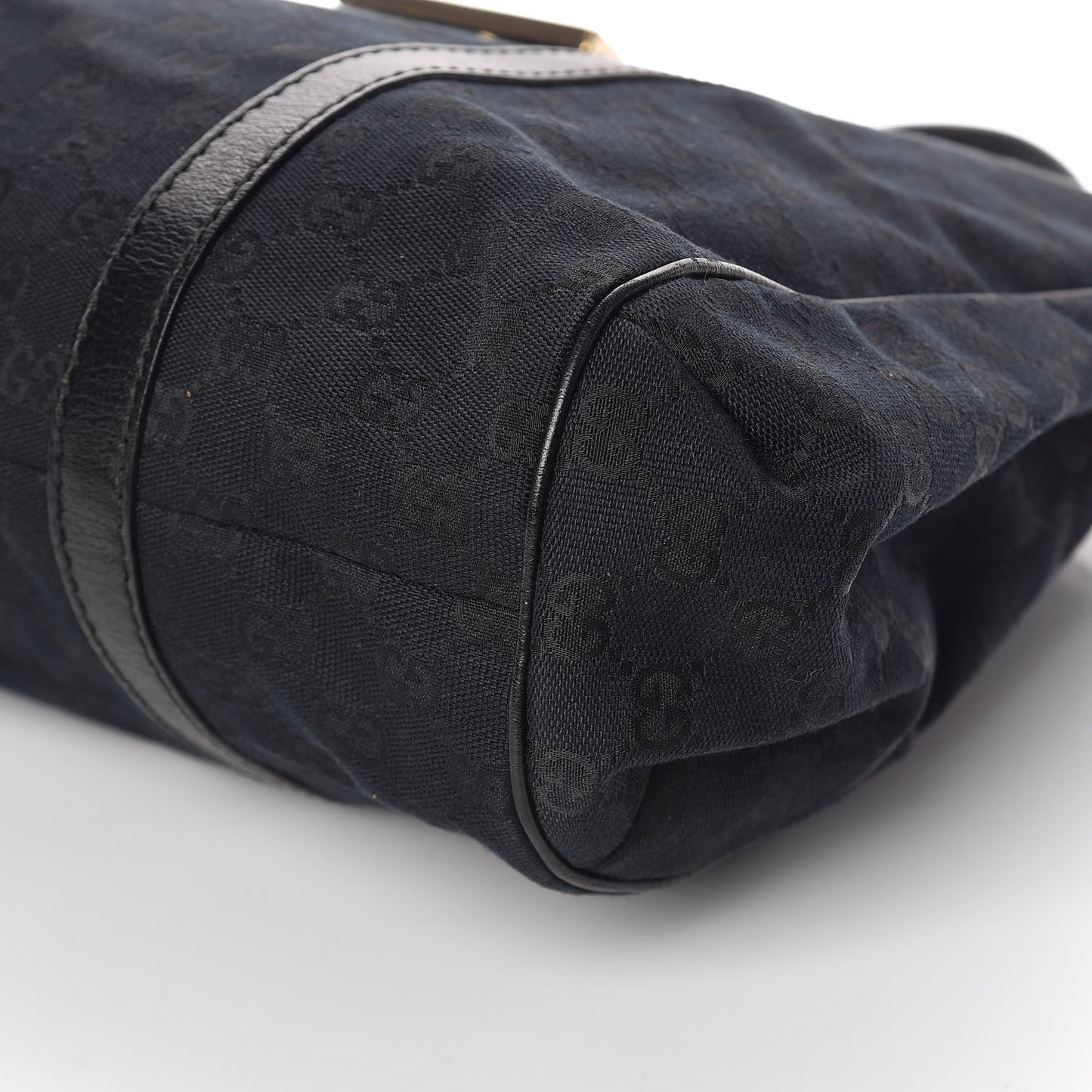 Monogram Web Large New Ladies Hobo Black