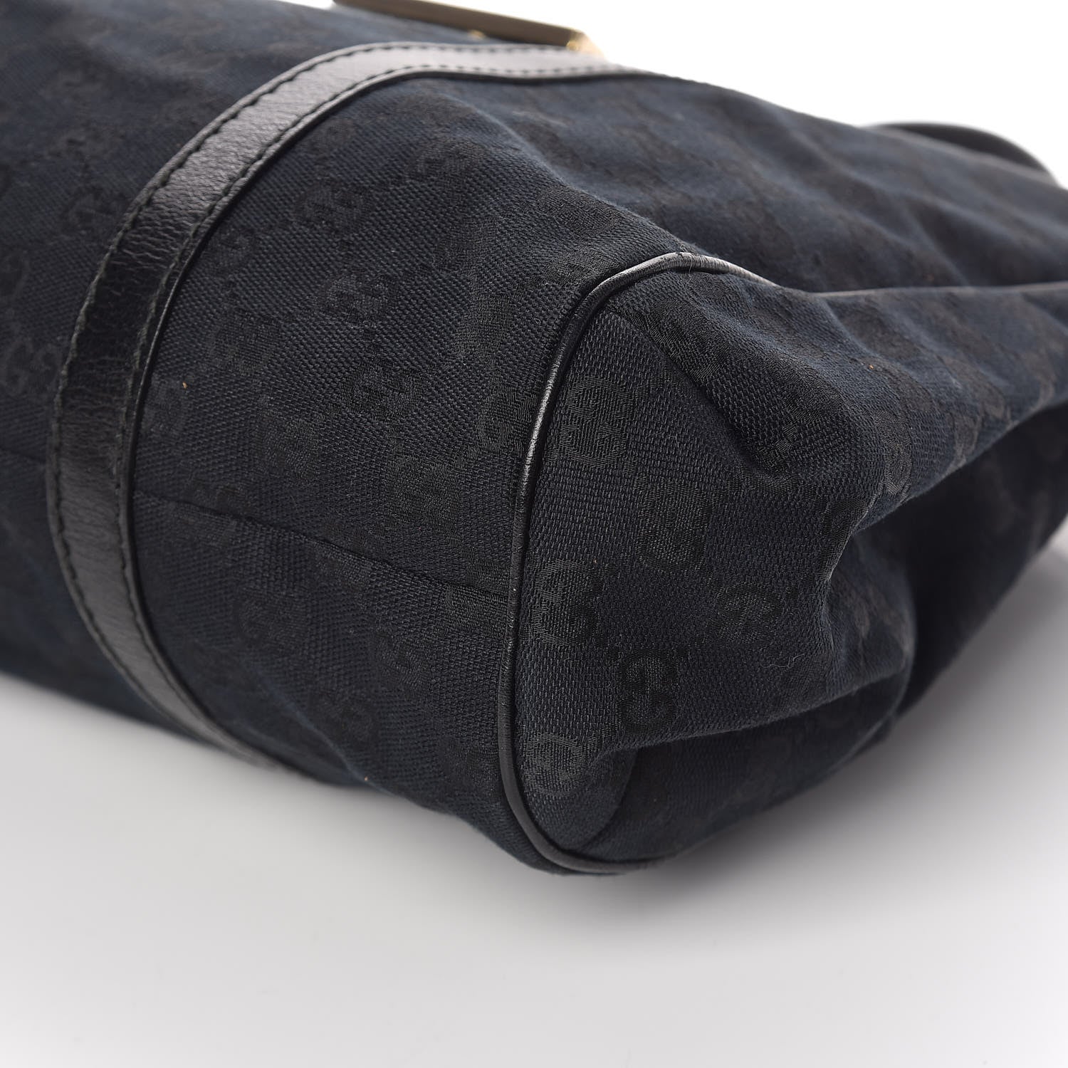 Gucci Monogram Web Large New Ladies Hobo Black 6 of 10