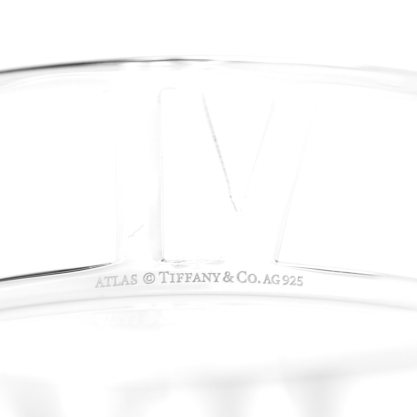 Sterling Silver Atlas Open Bangle Bracelet