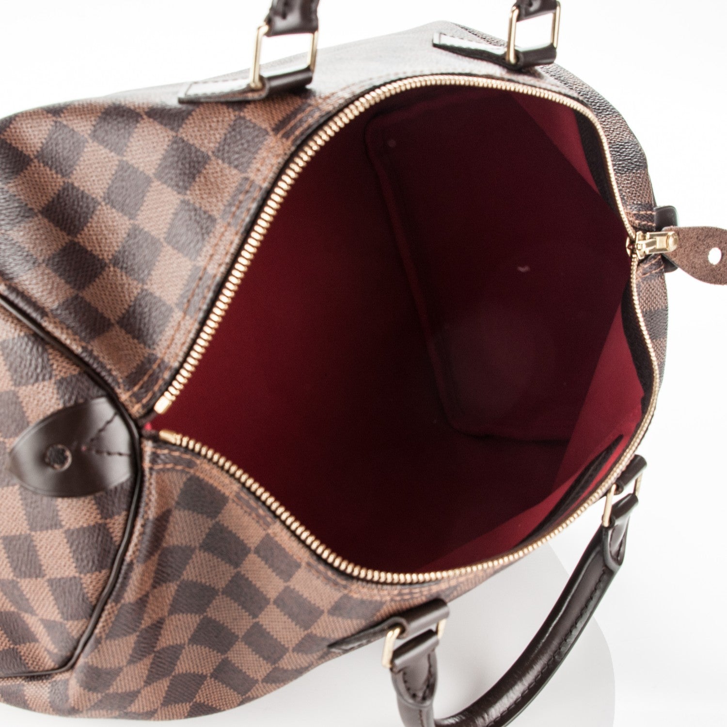 Louis Vuitton Damier Ebene Speedy 35 6 of 8
