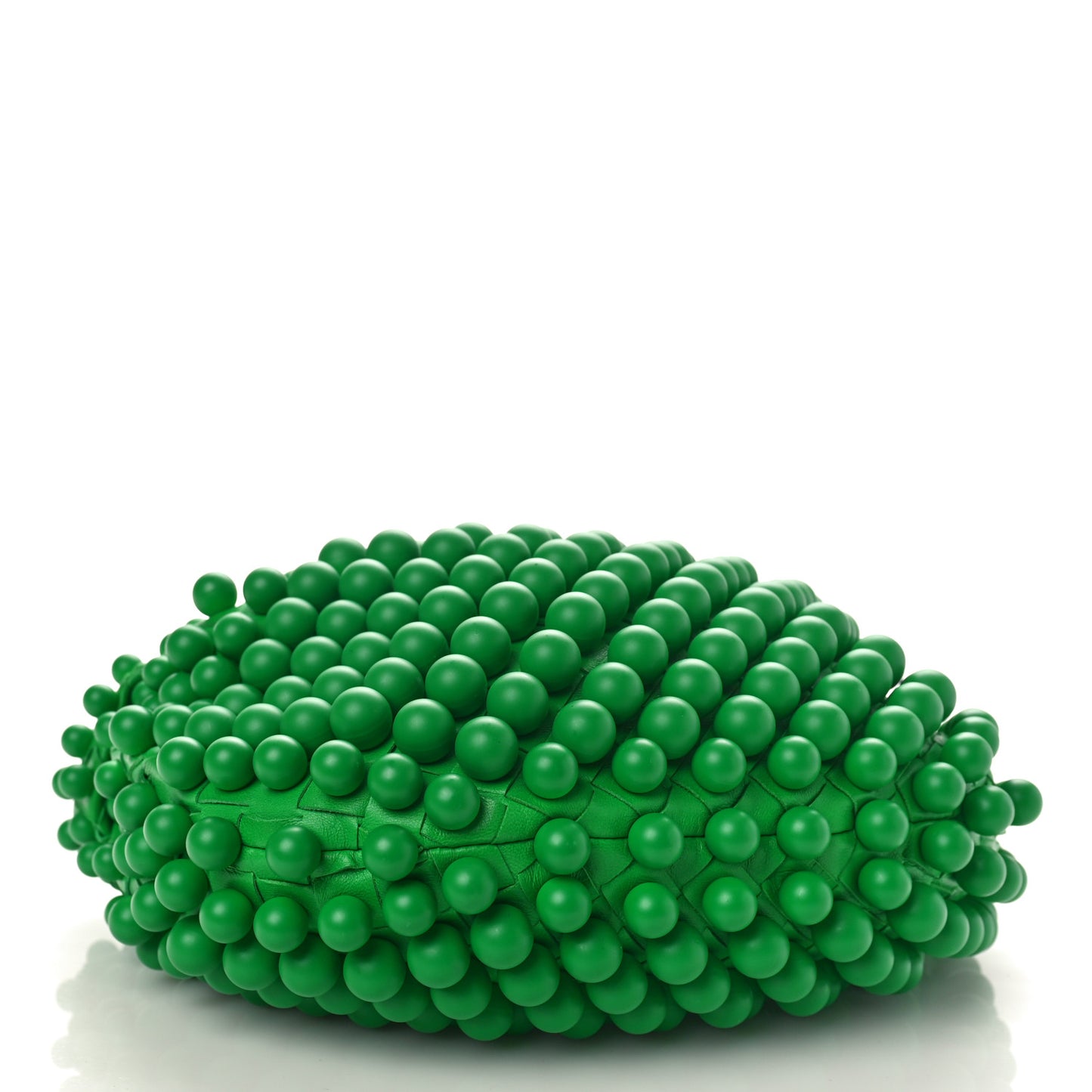 Nappa Studded Intrecciato Mini Jodie Parakeet
