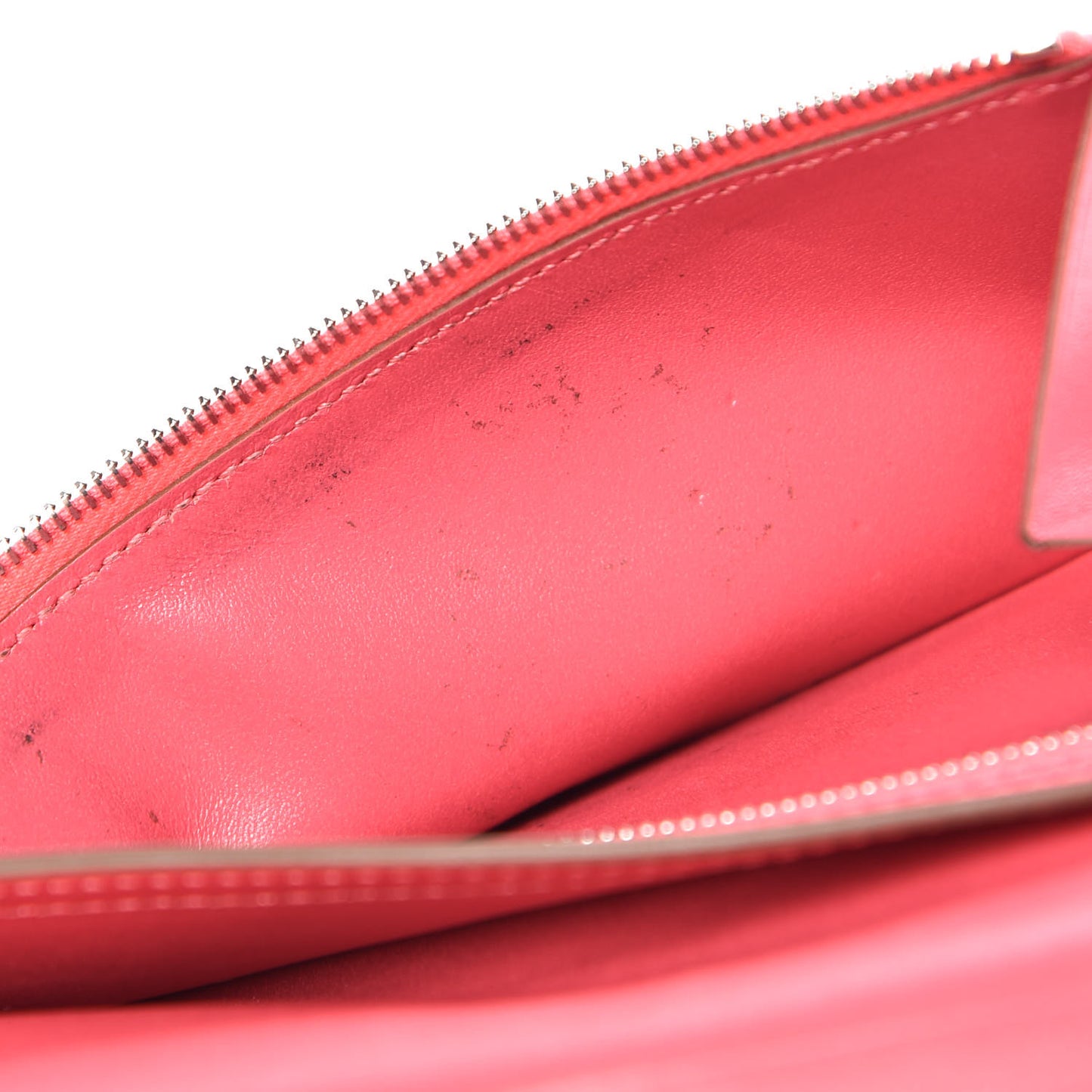 Tadelakt Bearn Gusset Wallet Rose Lipstick