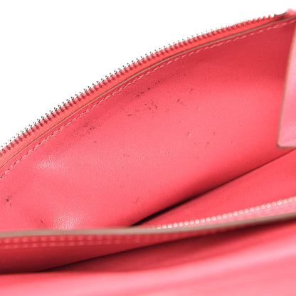Hermes Tadelakt Bearn Gusset Wallet Rose Lipstick 15 of 16