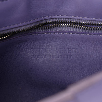 Bottega Veneta Lambskin Intreccio Cassette Crossbody Bag Wisteria 6 of 13