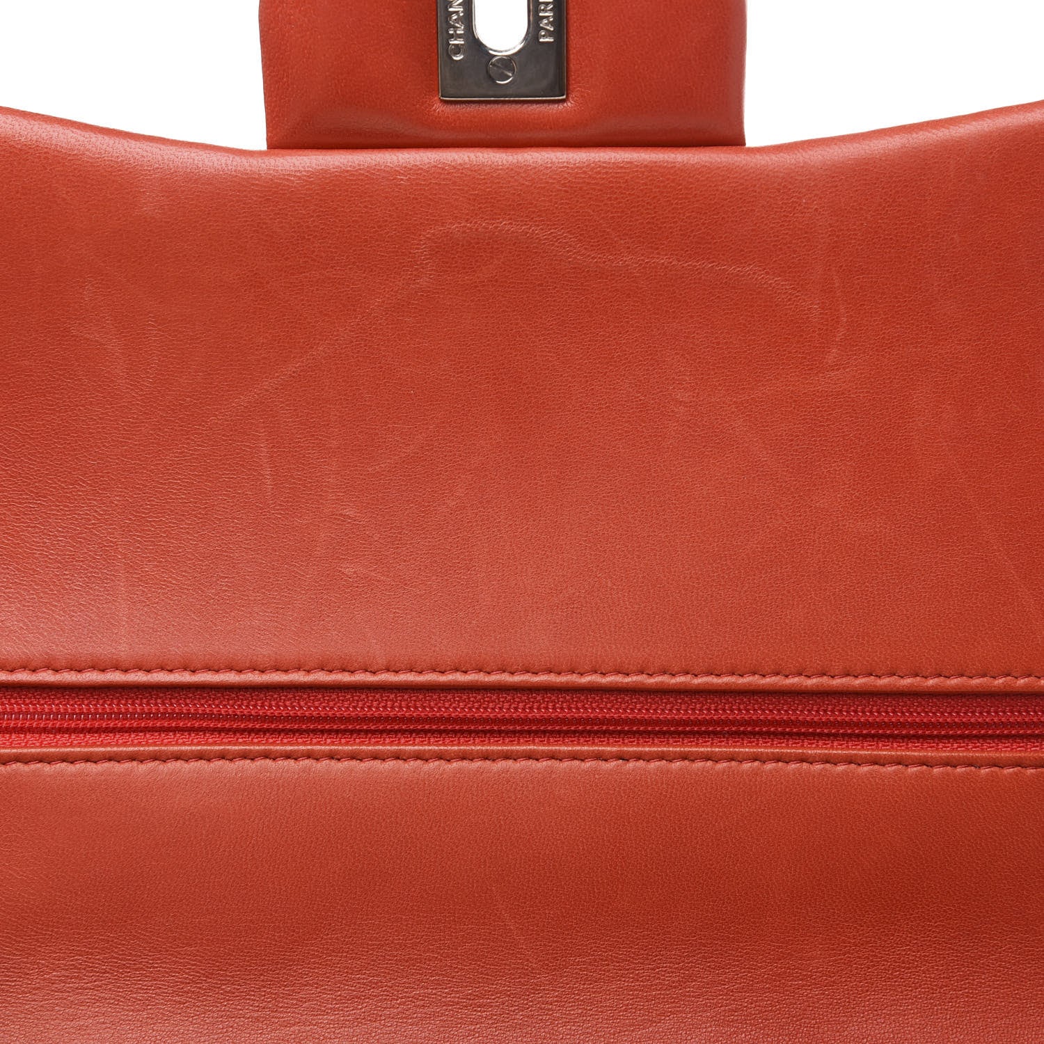 Chanel Lambskin Quilted Jumbo Double Flap Red 11 of 20