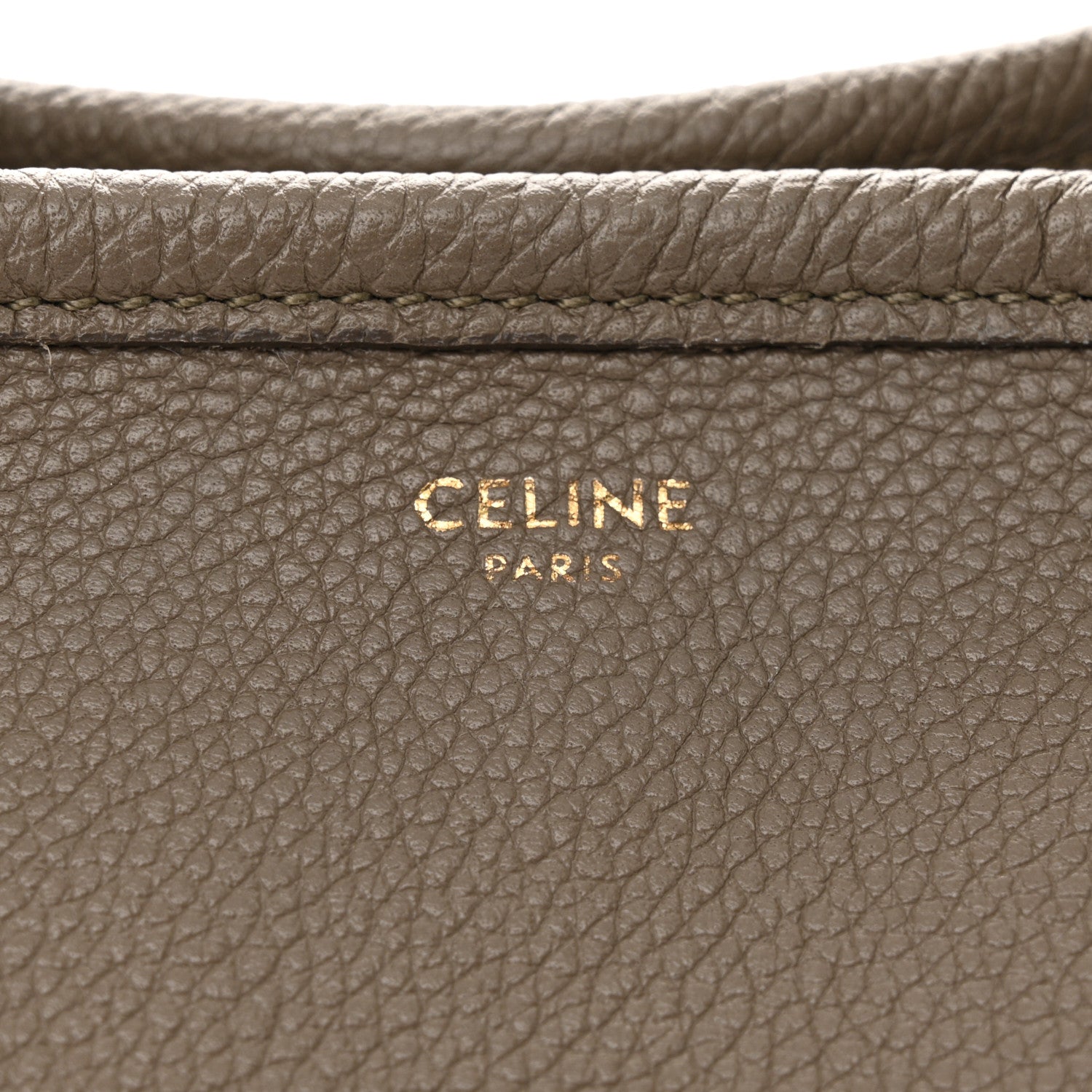 Celine Grained Calfskin Small Folded Cabas Taupe 7 of 14