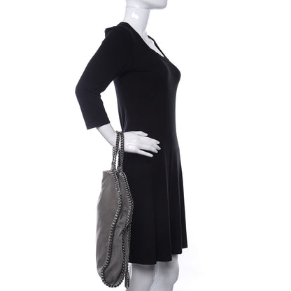 Stella McCartney Shaggy Deer Falabella Fold Over Tote Grey 3 of 11