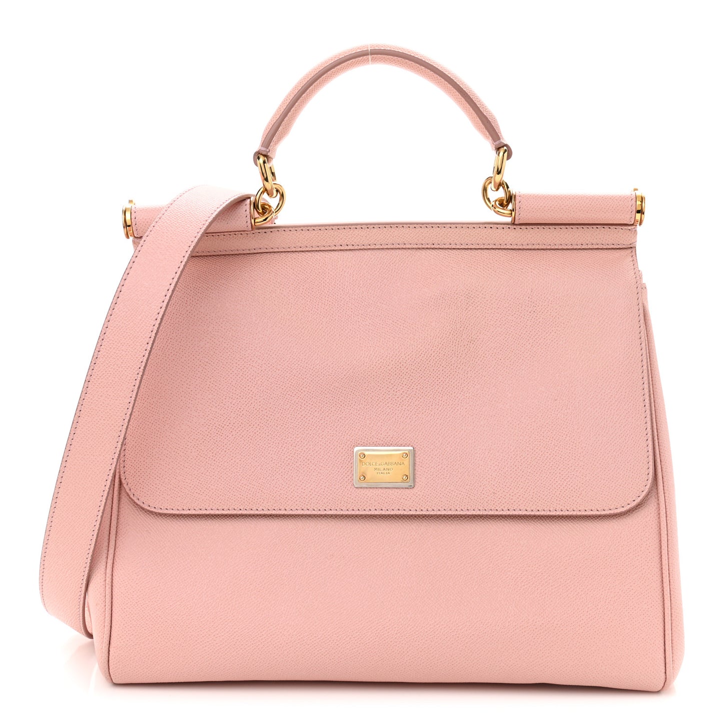Dauphine Large Miss Sicily Satchel Rosa Chiaro