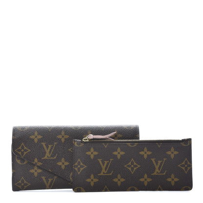 Louis Vuitton Monogram Josephine Wallet Rose Ballerine 2 of 13