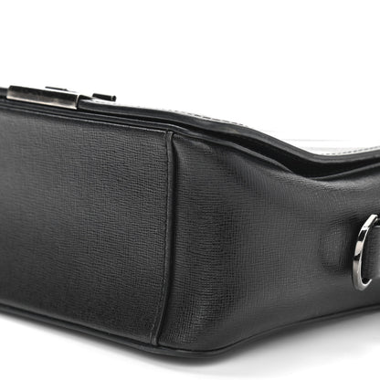 Off-White Calfskin Diag Striped Belt Bag Crossbody Black White 22 of 22