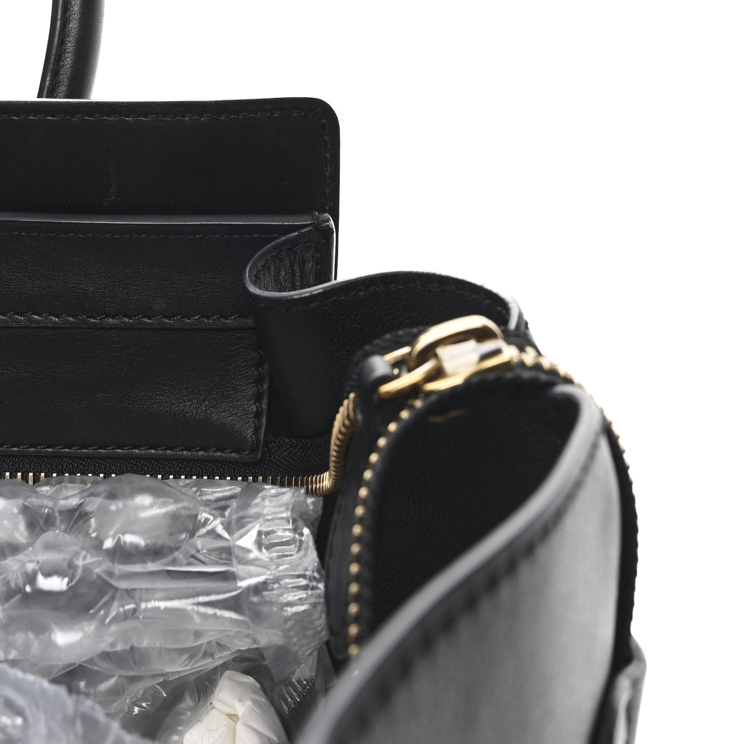 Celine Smooth Calfskin Mini Luggage Black 9 of 9