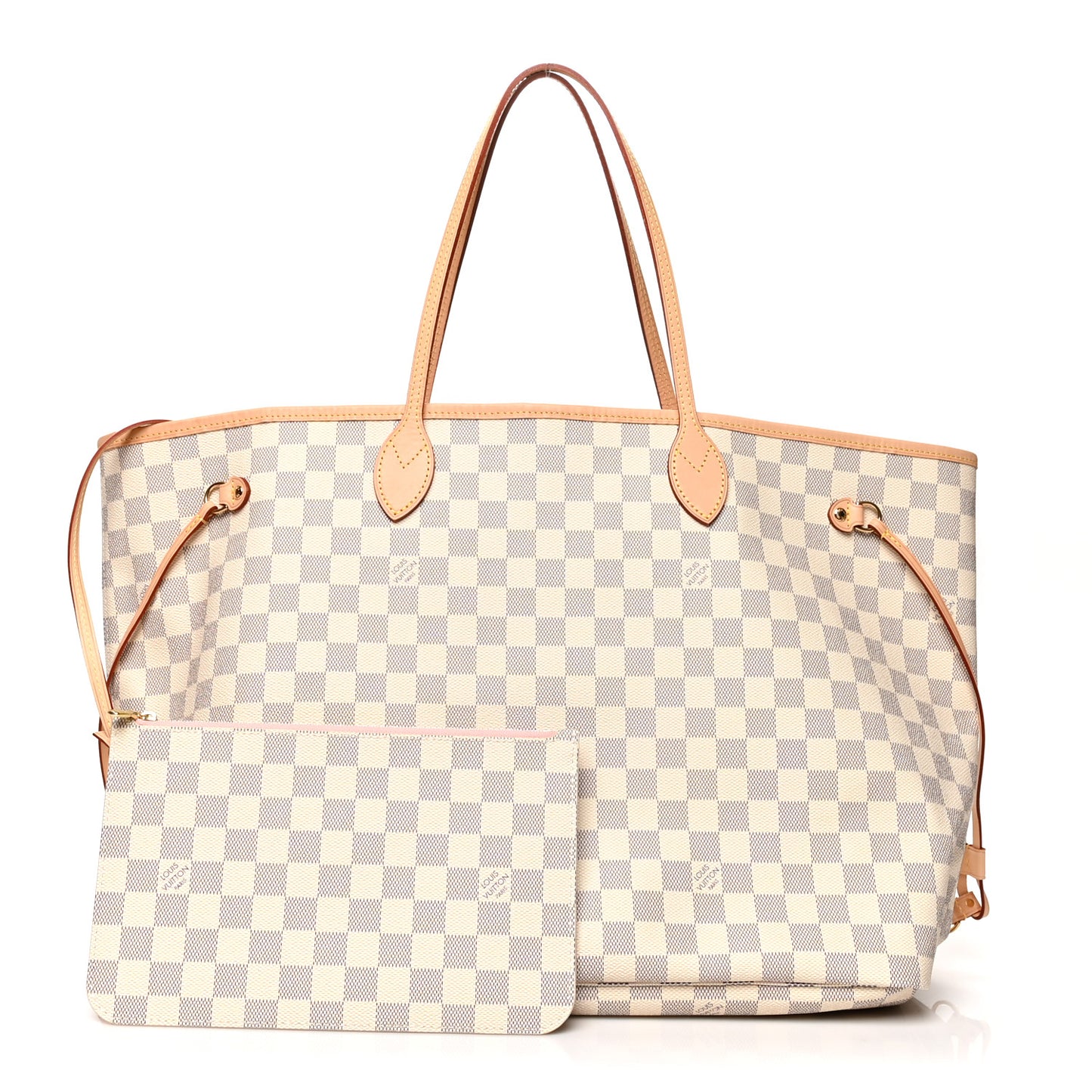 Damier Azur Neo Neverfull GM Rose Ballerine