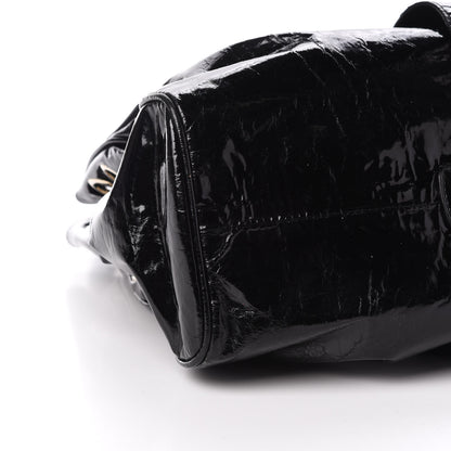 Jimmy Choo Crushed Patent Ramona Black 10 of 11