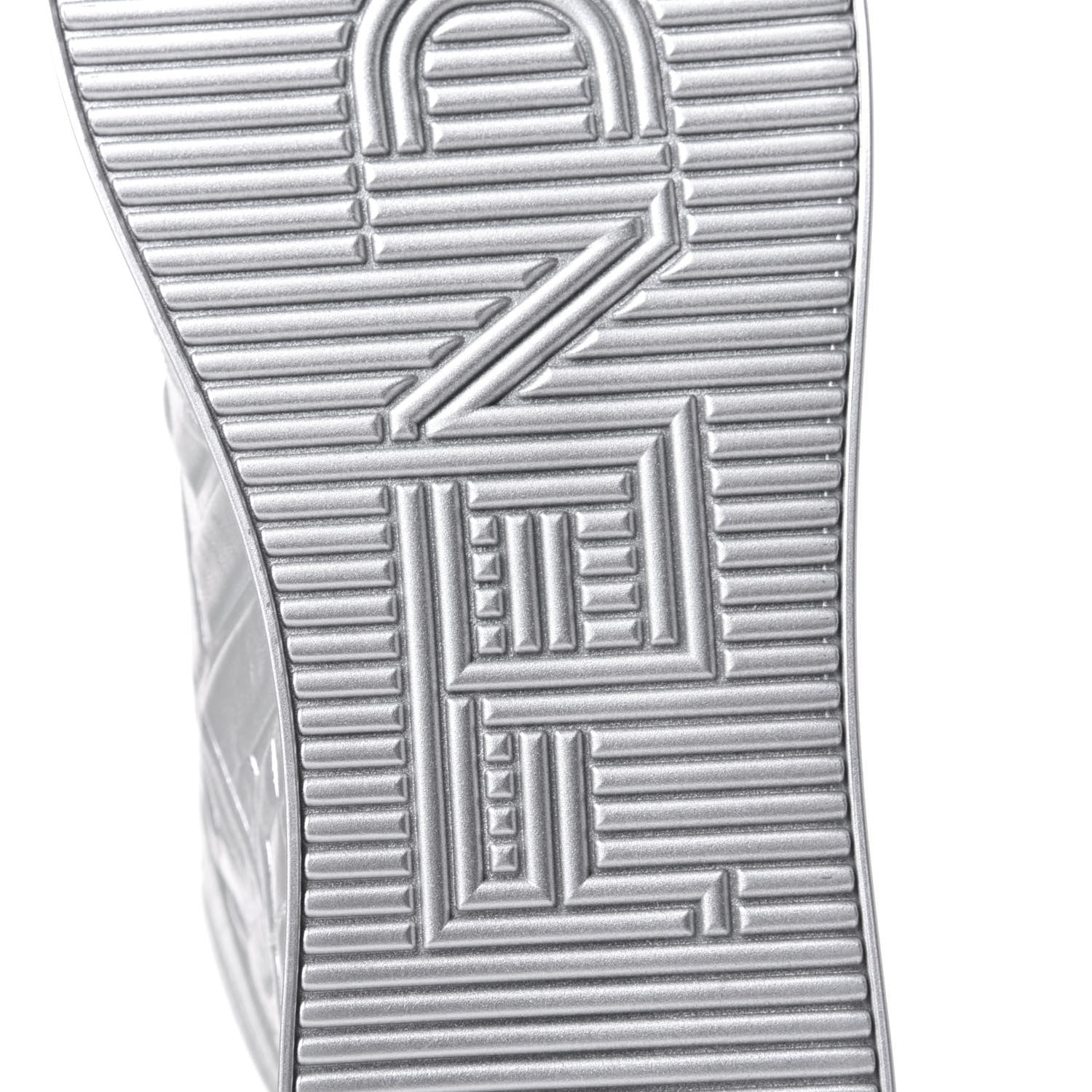 Fendi X NICKI MINAJ Metallic Nappa Macro FF Embossed Prints On