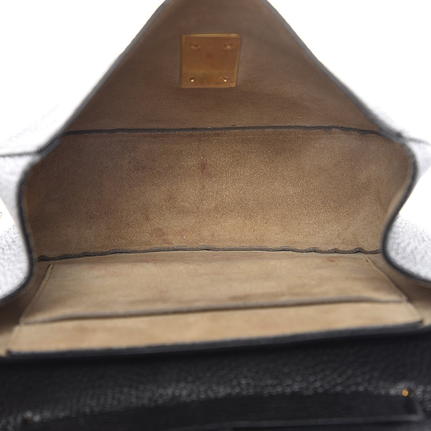 Grained Lambskin Drew Shoulder Bag Black