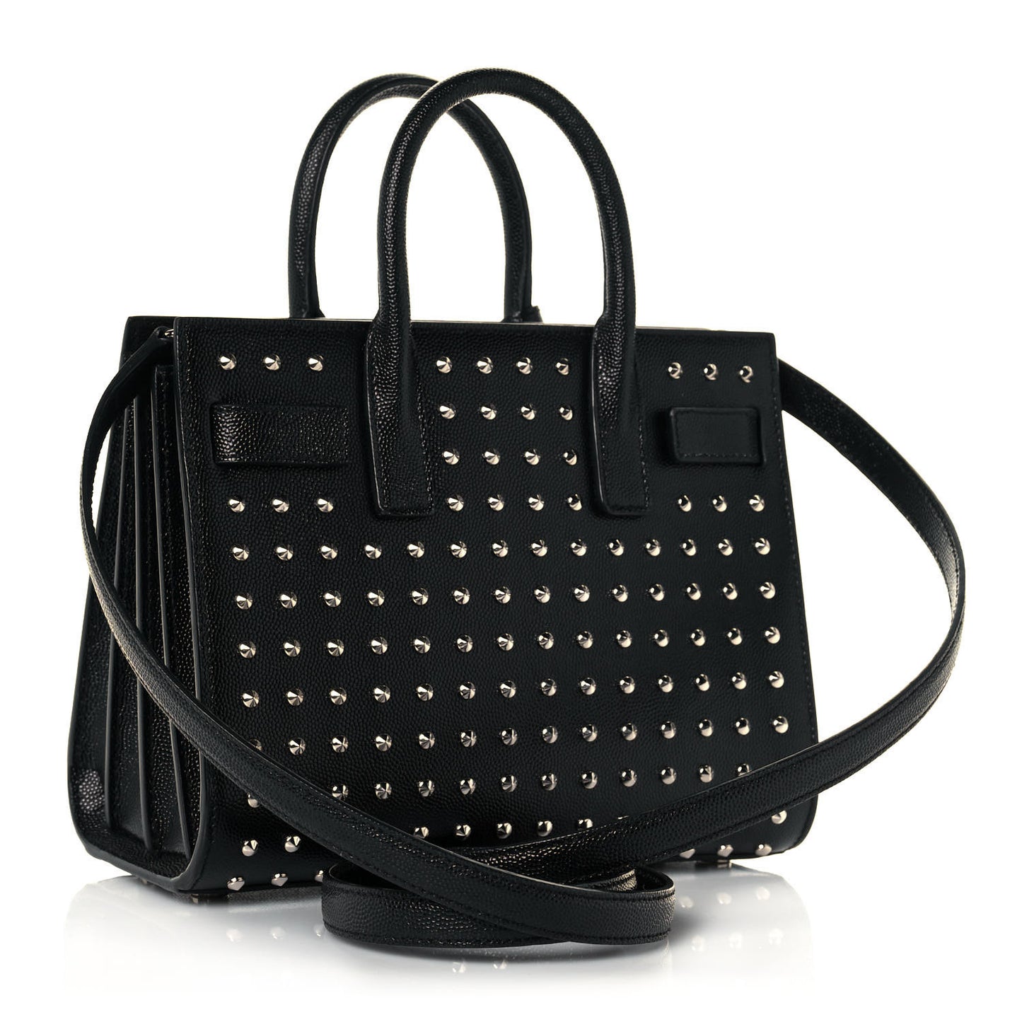 Grain De Poudre Studded Nano Sac De Jour Black